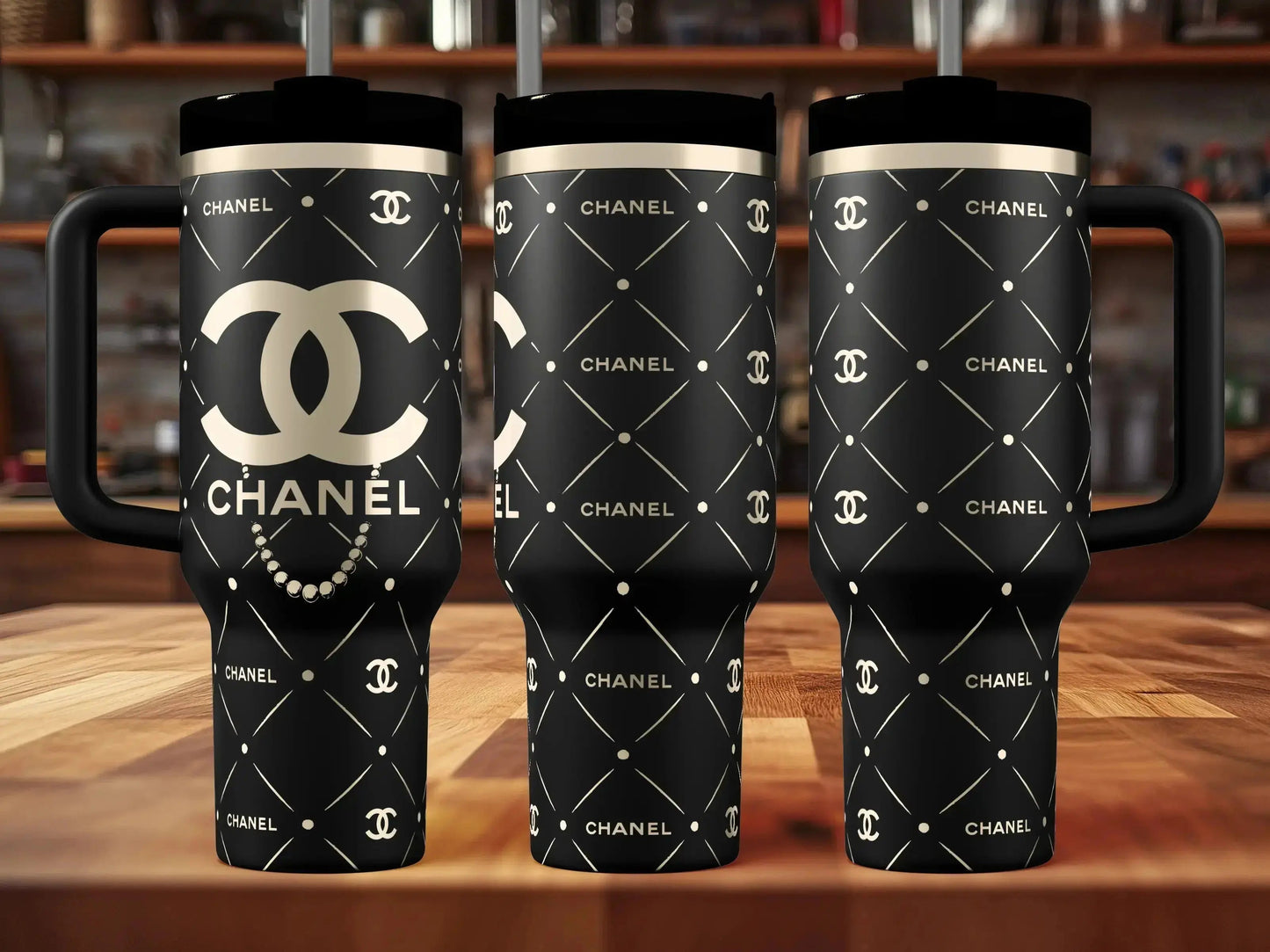 CHANEL Engraved Tumbler  | 20oz