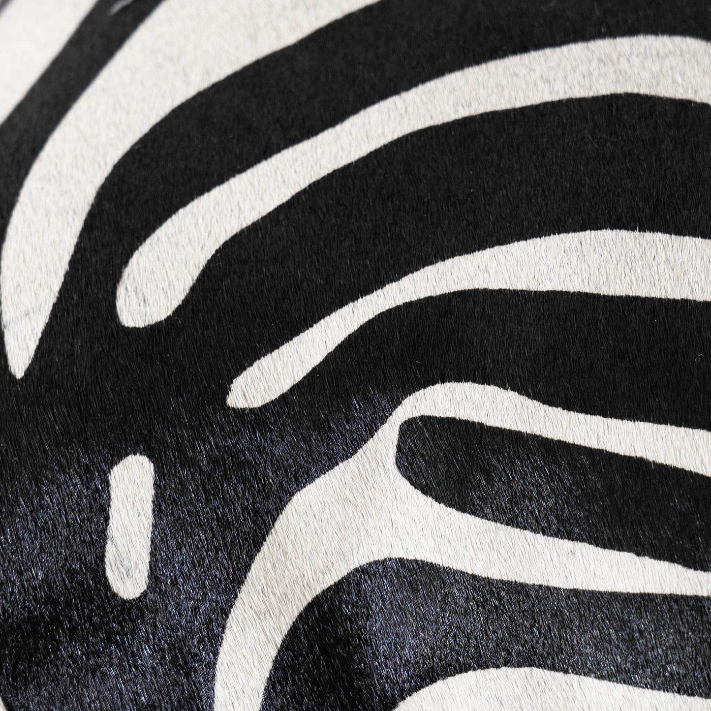 Zebra Cowhide Pillow