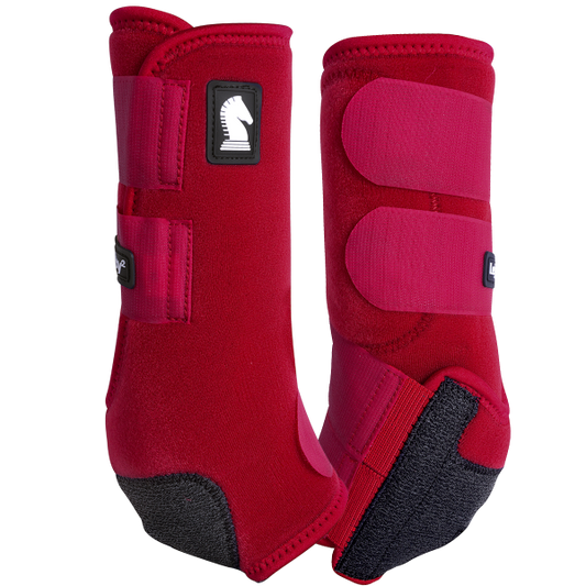 LEGACY 2 SUPPORT BOOTS - HIND - LARGE - RED