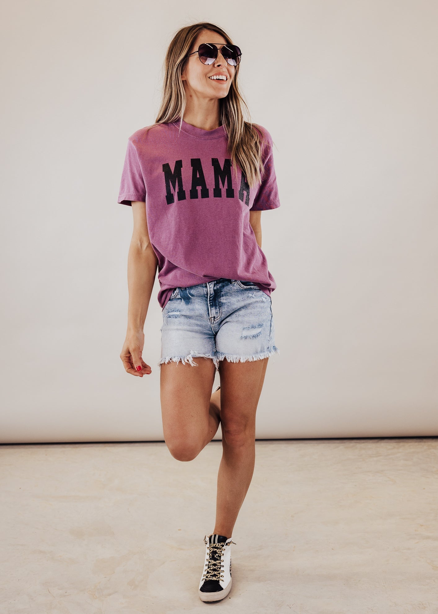 MAMA Tee *Berry (S-3X)
