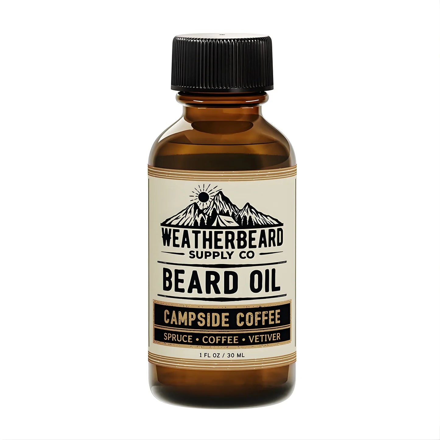 Campside Coffee Beard Oil - Spruce, Coffee, Vetiver