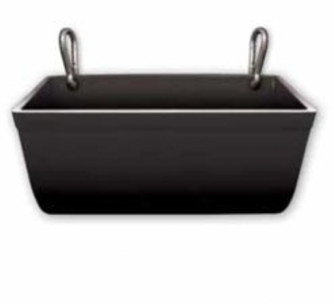 Maxi-Lift: Black Small Fence Feeder 3.5QT