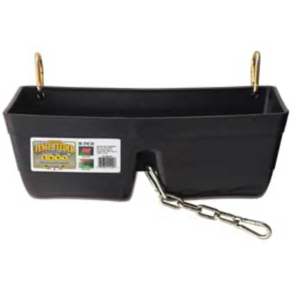 Fence Feeder - 16 Inch - BLACK