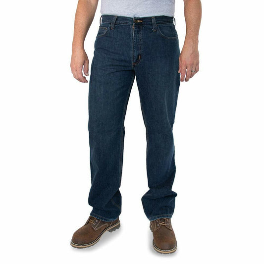Carhartt Men's Relaxed Fit 5-Pocket Jean-Bed Rock-40 x 34