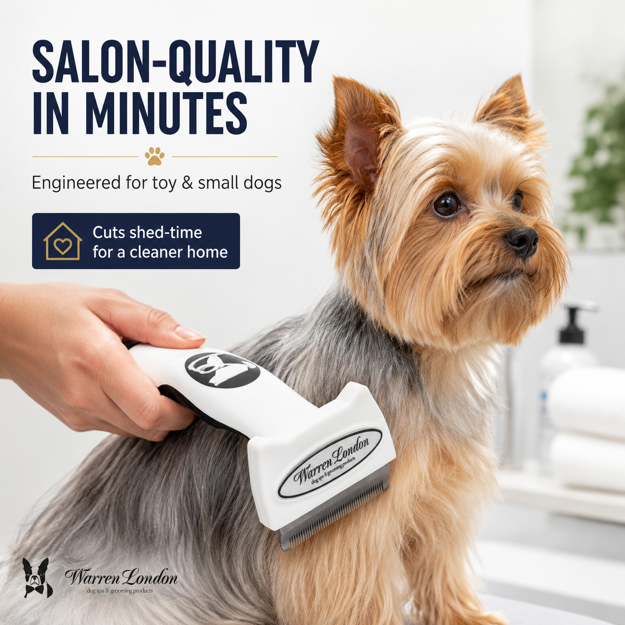 Warren London Long Hair Deshedding Brush
