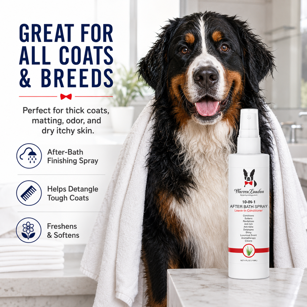 10-In-1 Leave-In Conditioner and Detangling Spray