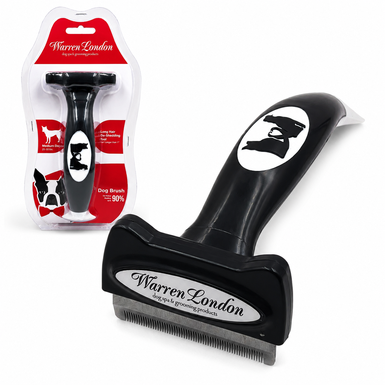 Warren London Long Hair Deshedding Brush