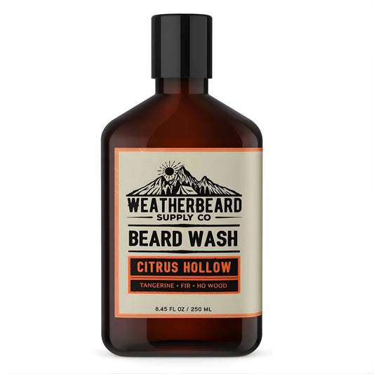 Citrus Hollow Beard Wash - Tangerine, Fir, Ho Wood
