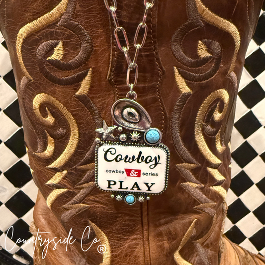 Cowboy Play Statement Necklace