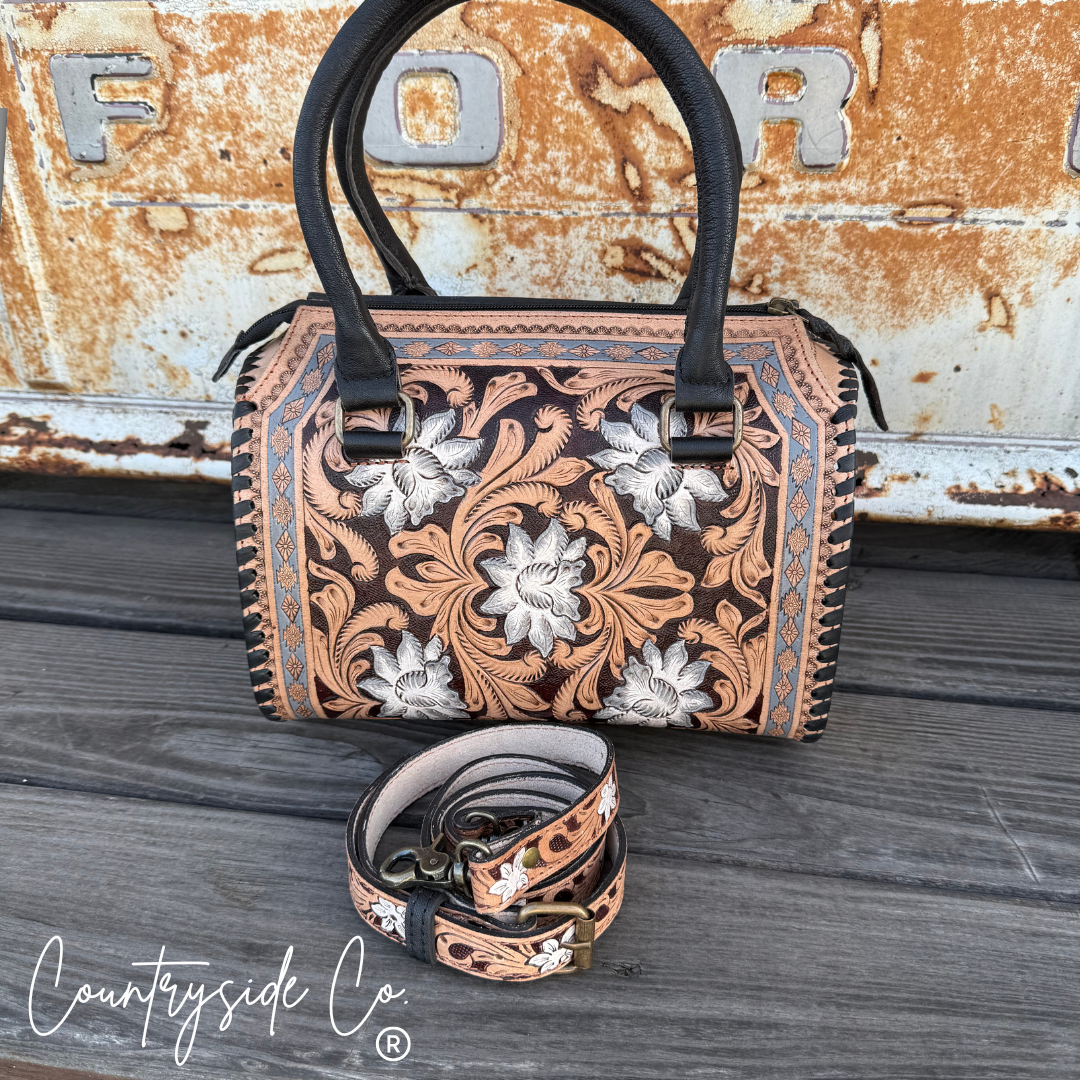 Stella Tooled Leather Speedy Bag