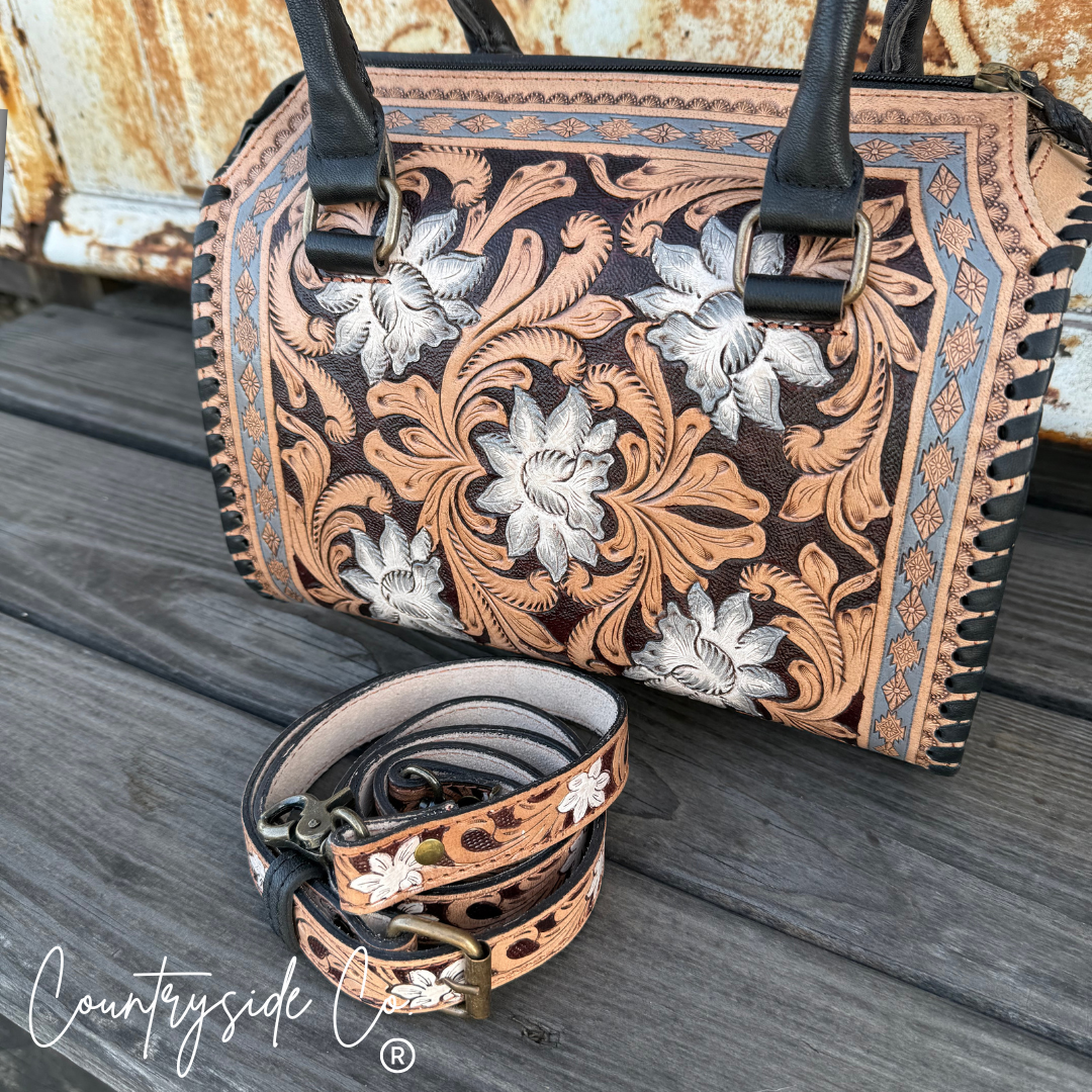 Stella Tooled Leather Speedy Bag