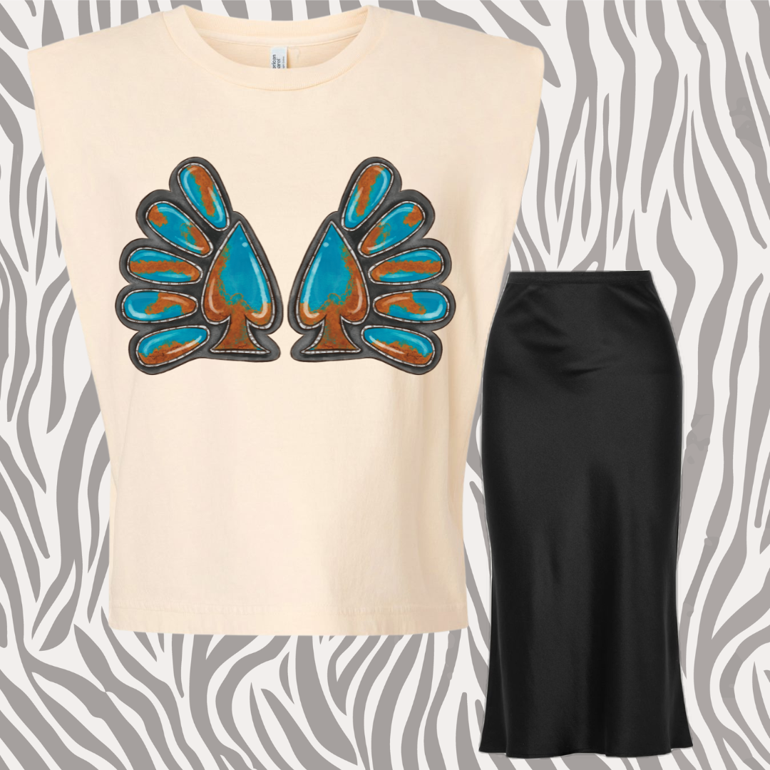 Spade Clusters muscle tee