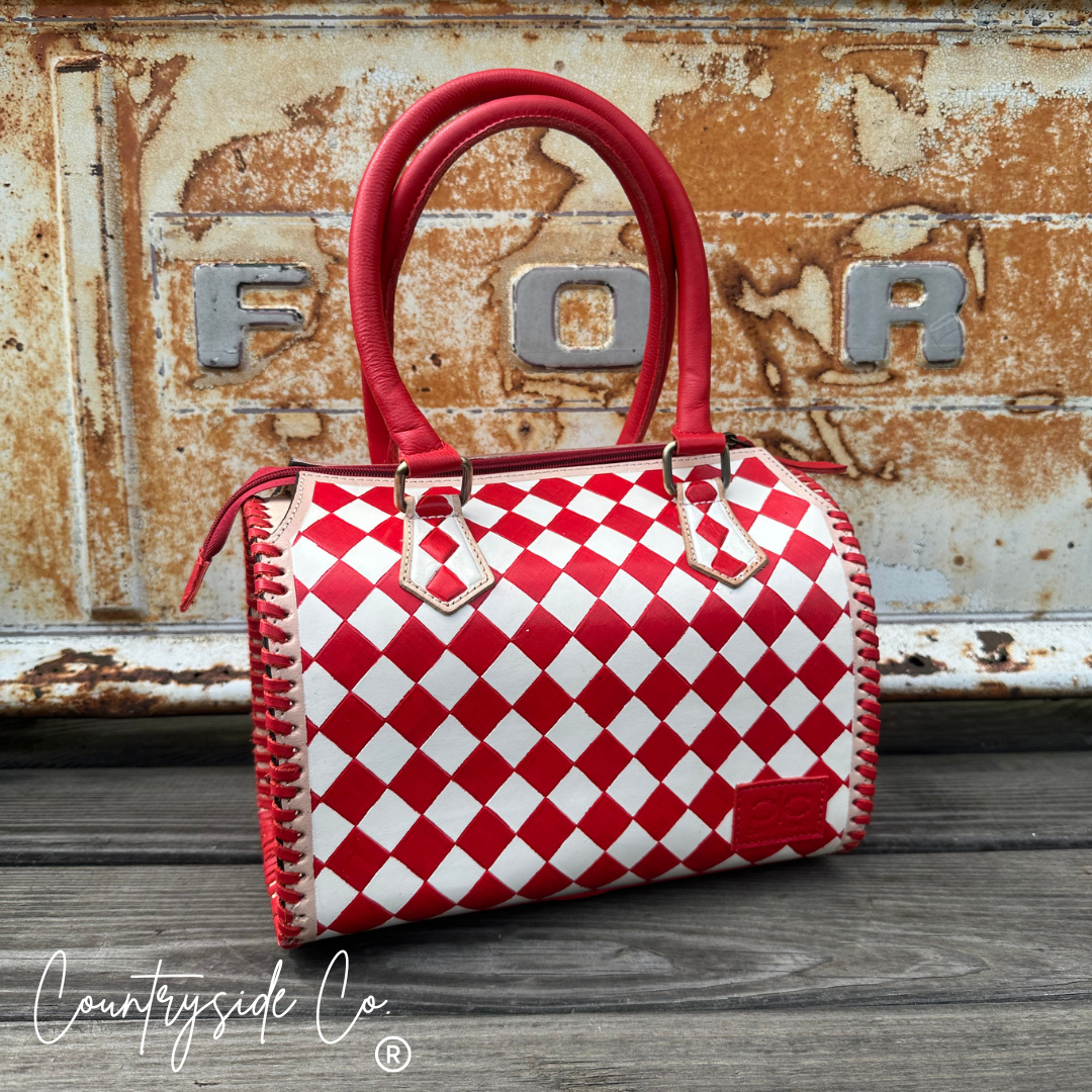 Aces High Checkered Speedy Bag