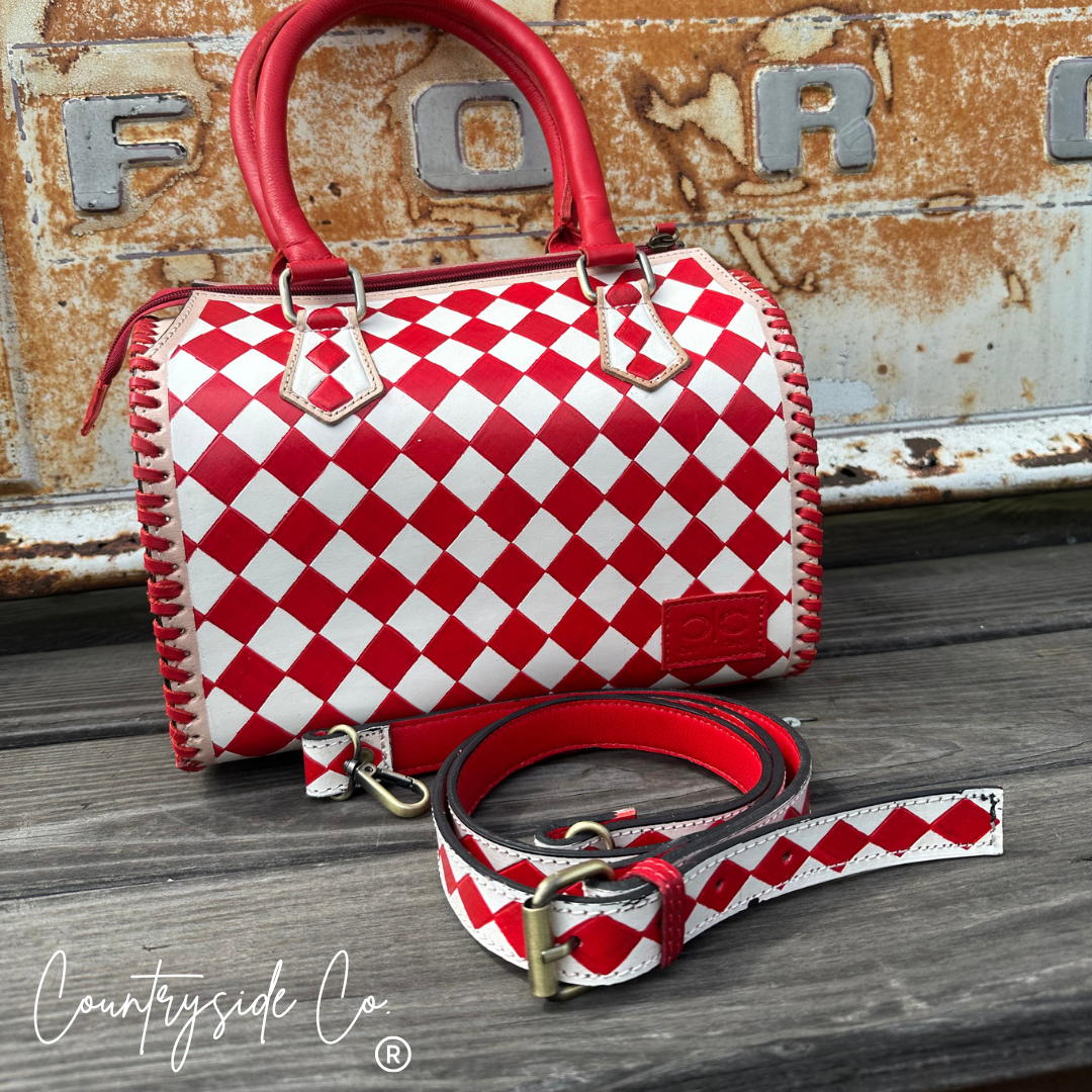 Aces High Checkered Speedy Bag