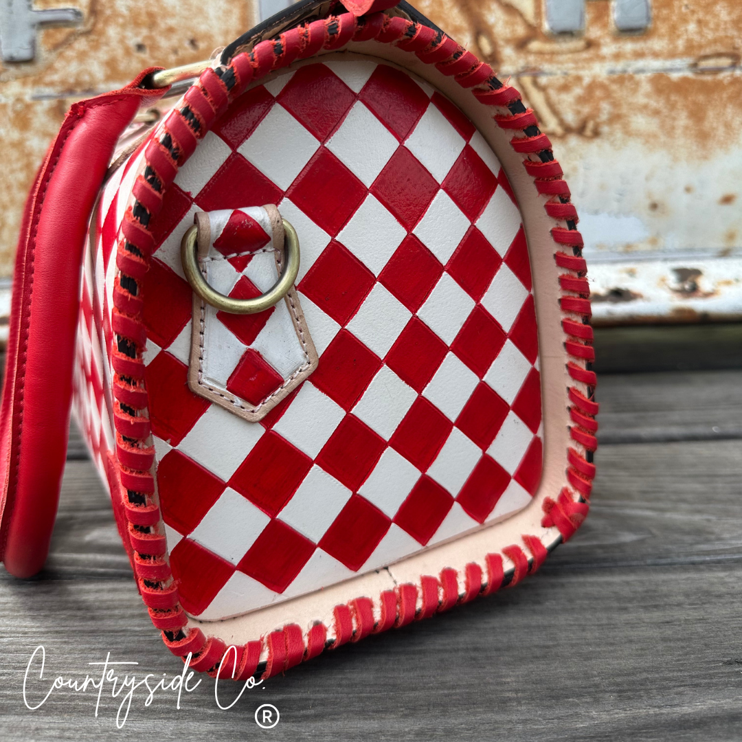 Aces High Checkered Speedy Bag
