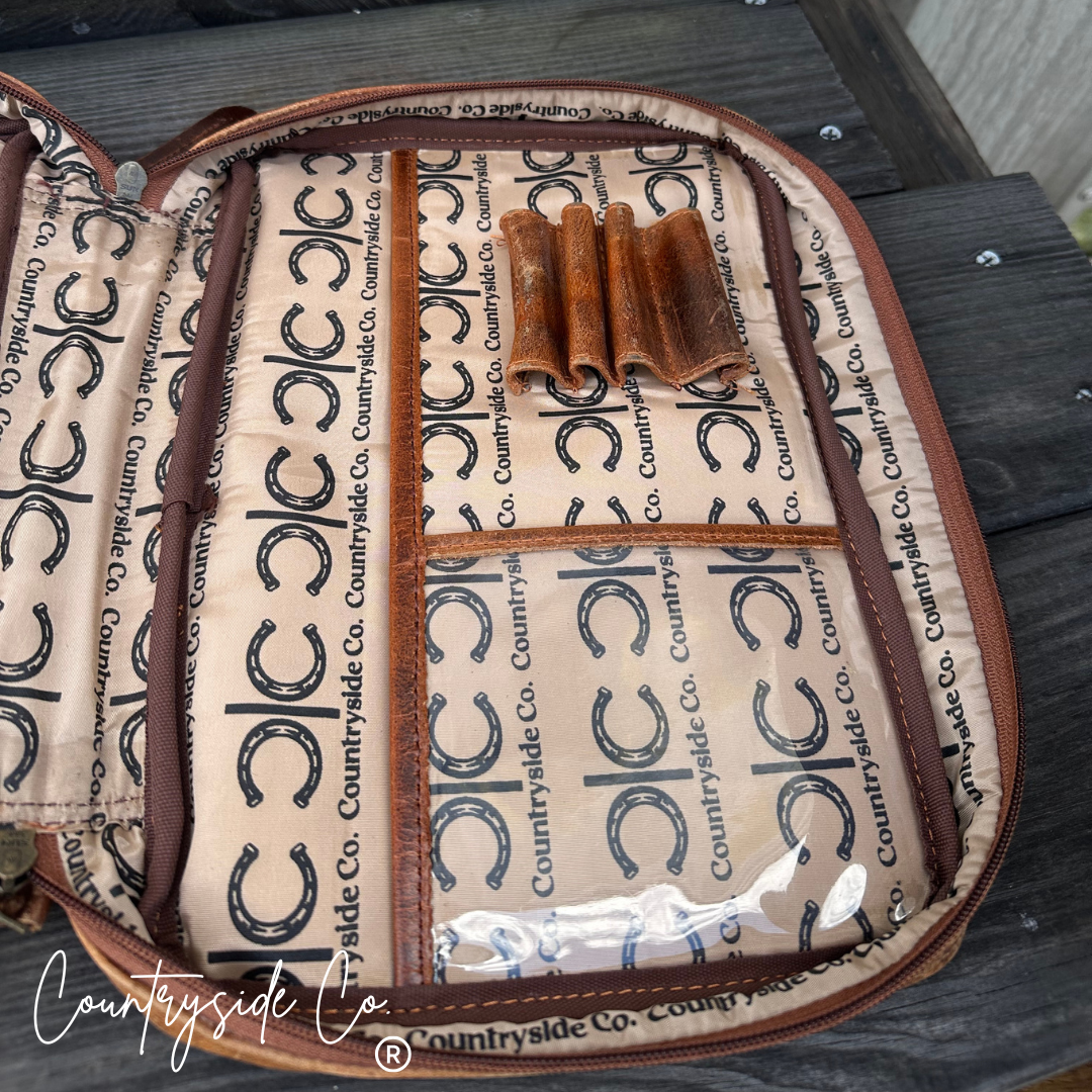 Cowhide Book Bible Cover