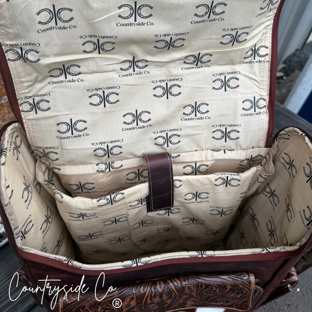 Victory Cowhide Conceal Carry Backpack Laptop Bag
