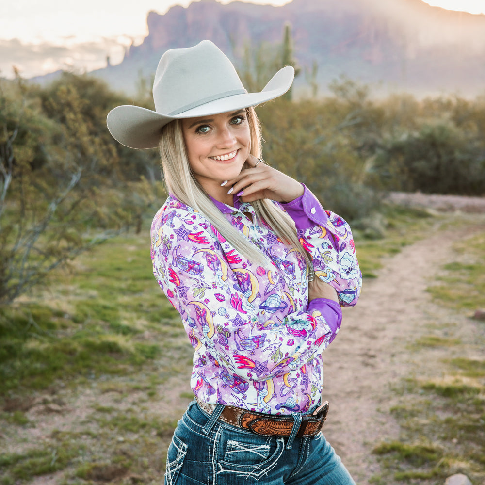 *LAST CHANCE* Cosmic Cowgirl Button Down