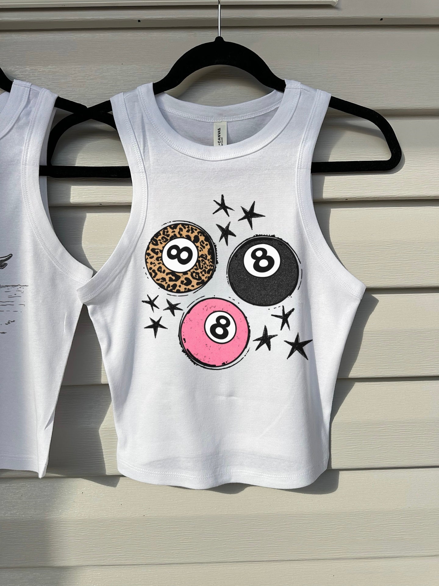 Lucky 8 Cropped Tank