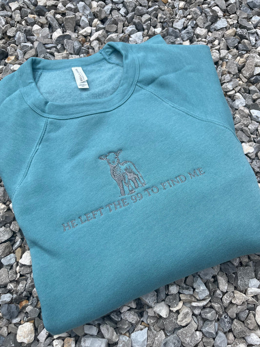 Left The 99 Embroiderd Pullover