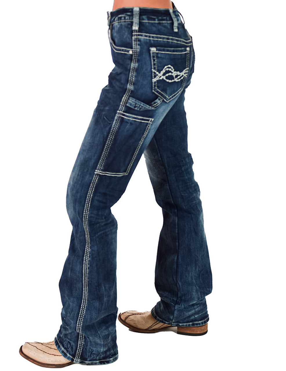 Flannel Cowgirl Carpenter Cowgirl Tuff Jeans