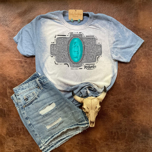 Authentic Turquoise Buckle Tee