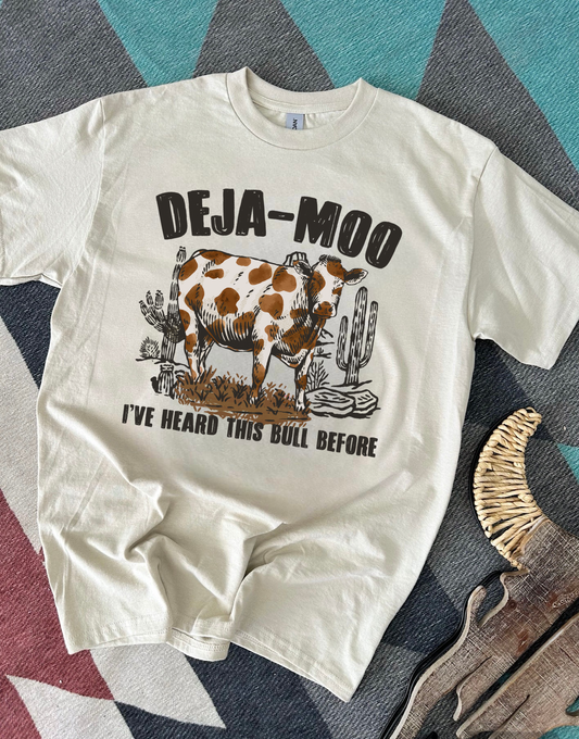 Deja-Moo Tee or Crewneck