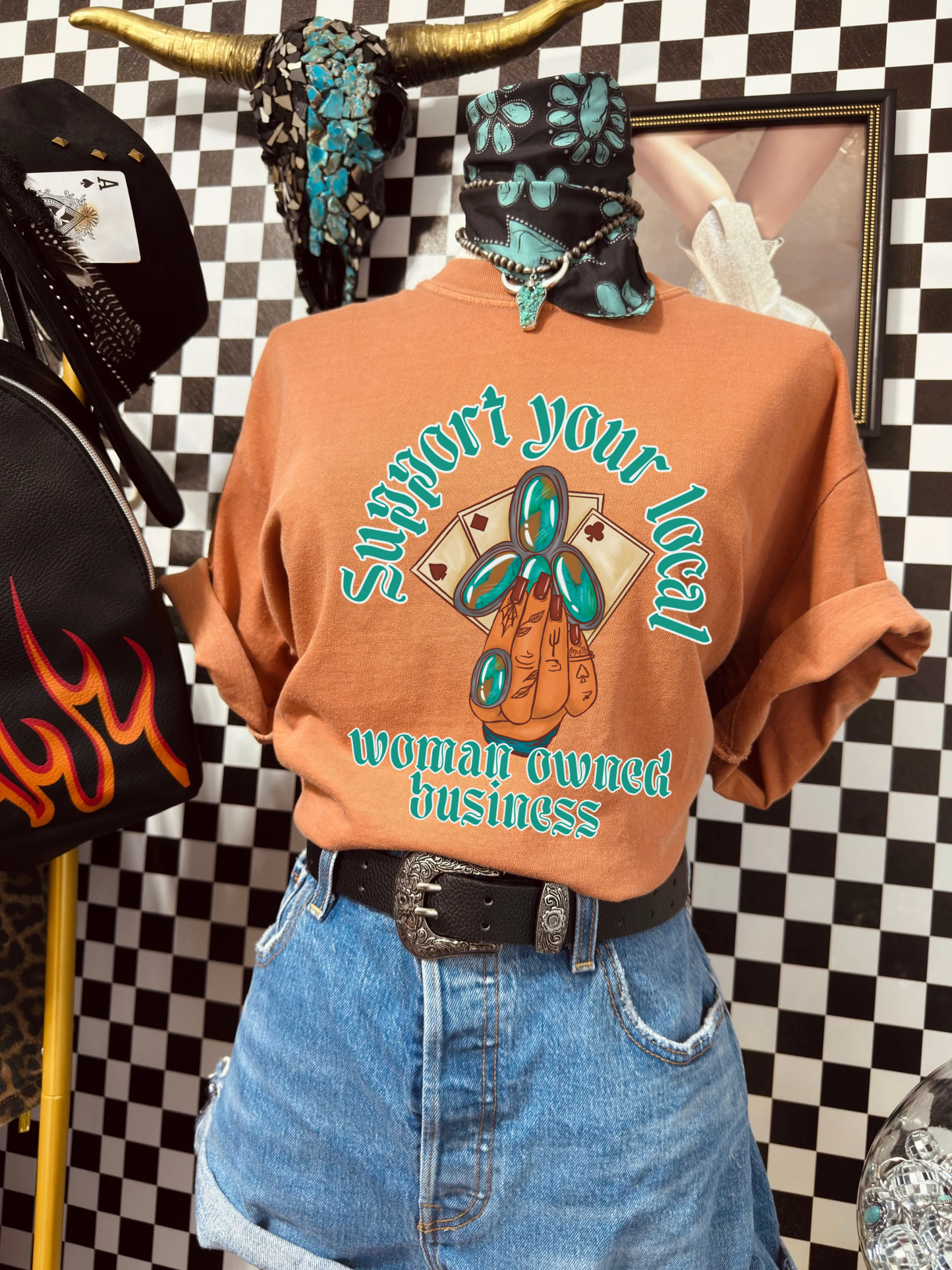 Support Women owned tee