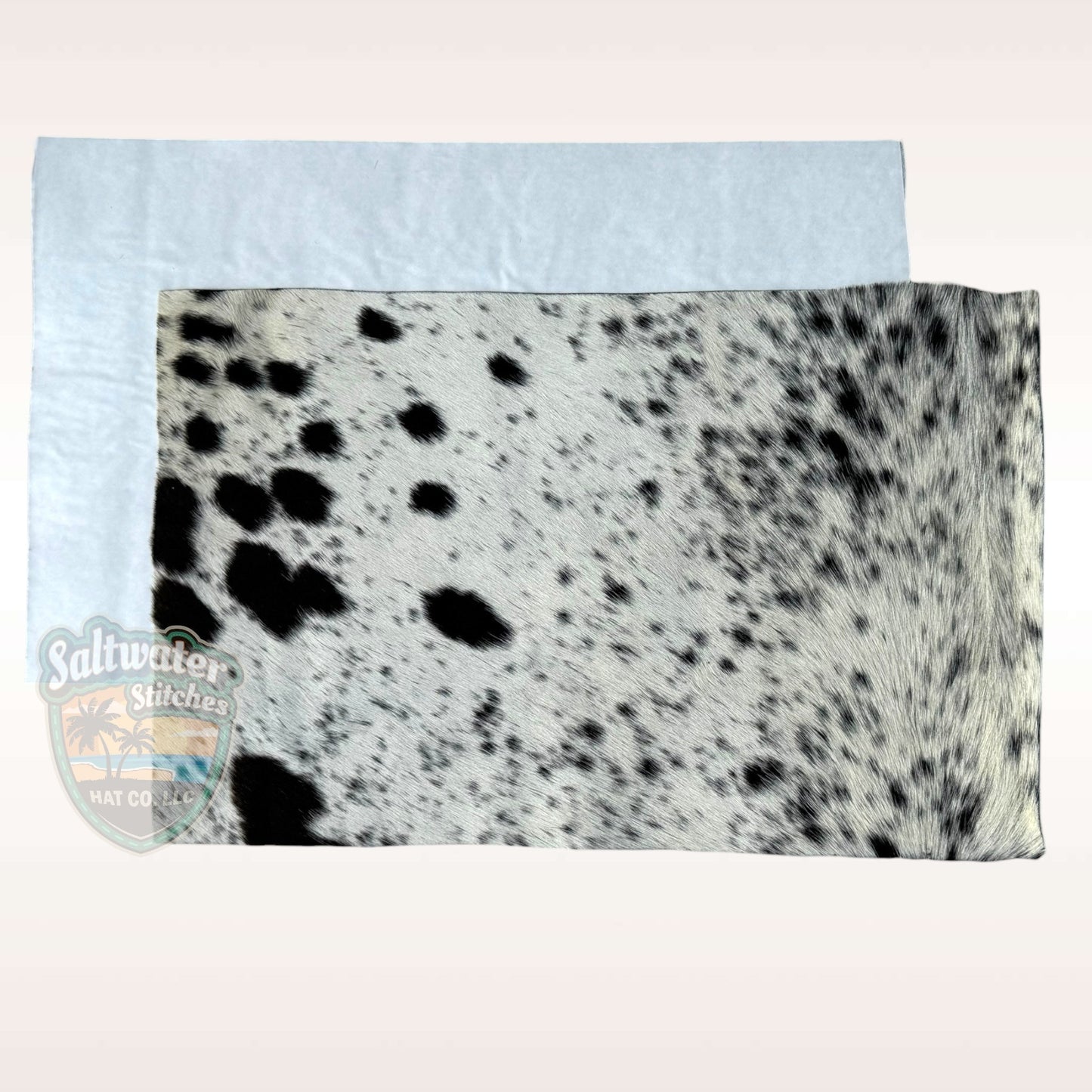 Black & White Cowhide Panel
