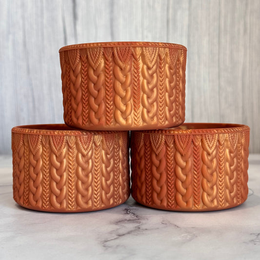 PUMPKIN SPICE MACRAME Tumbler Boot