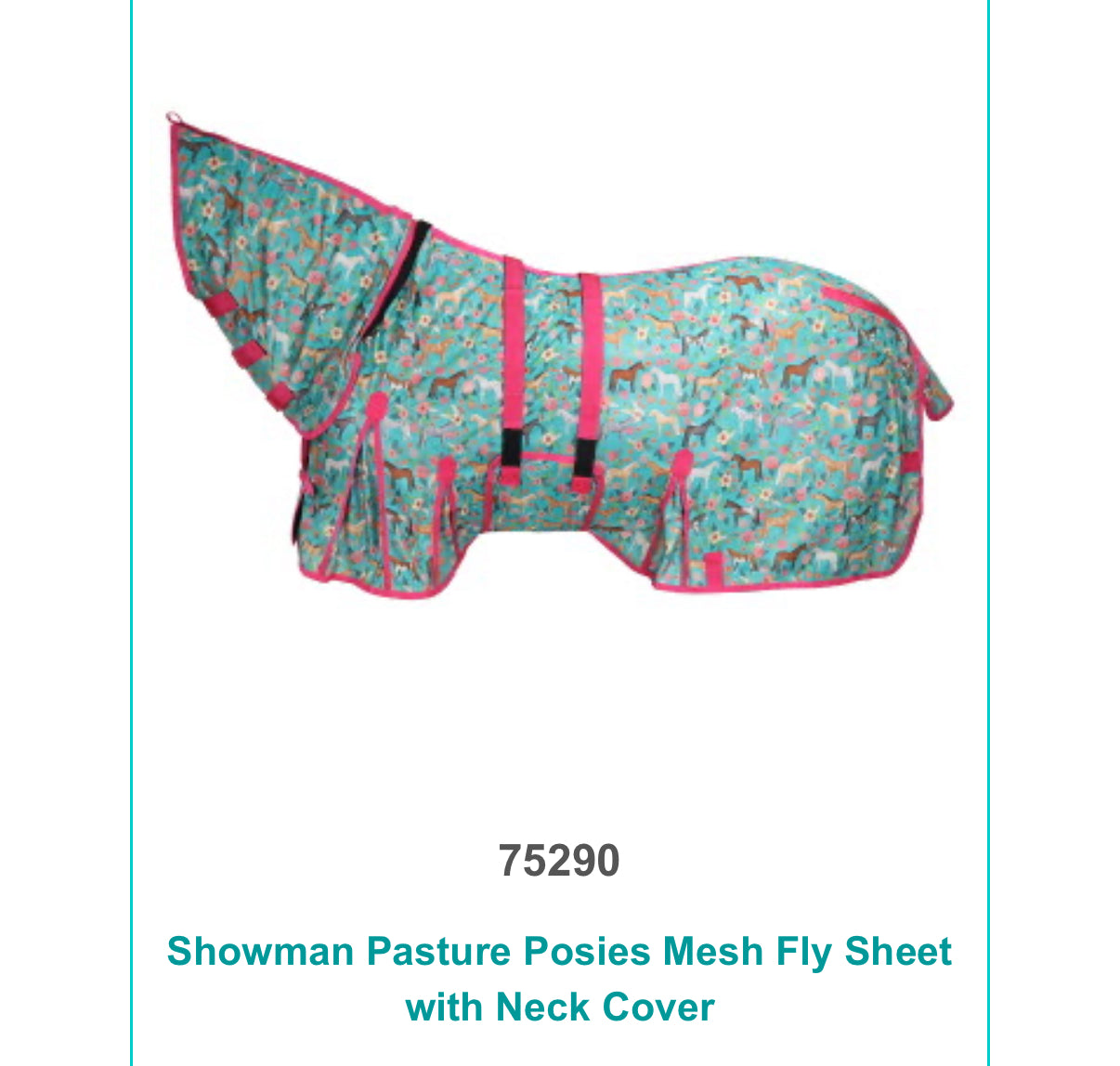 Posh Ponies Fly blanket with neck cover (Copy)