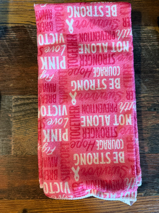 Breast Cancer Awareness kitchen towel