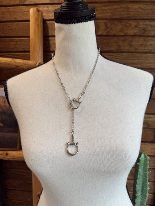The Giddy Up Necklace - Silver