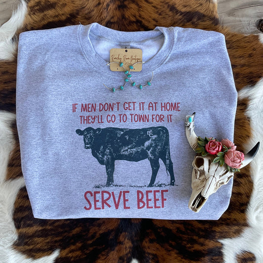 Serve Beef Sweatshirt