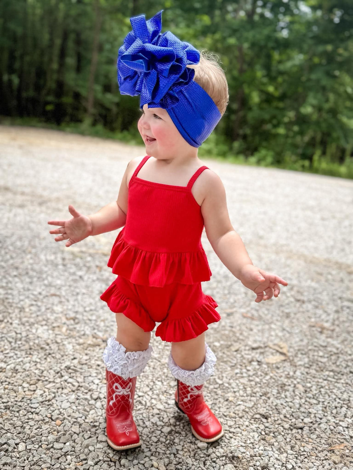 Red Ruffle Set (FINAL SALE)