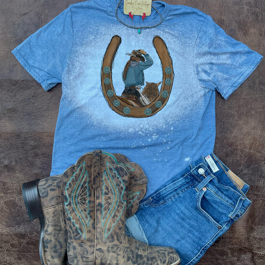 Cowgirl Lady Western Tee