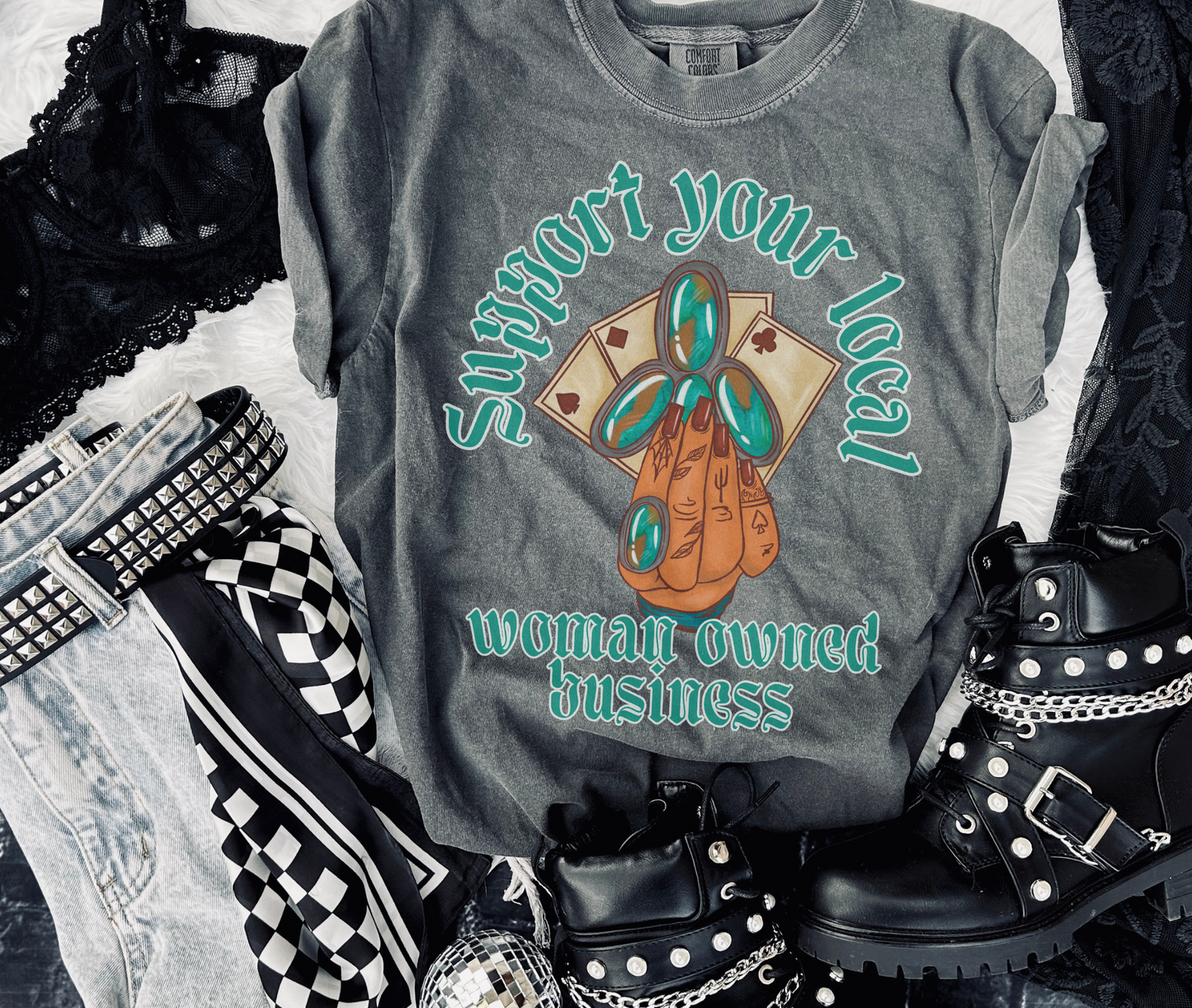 Support Women owned tee