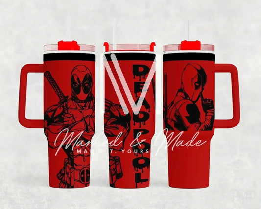 Deadpool  Engraved Tumbler  | 30oz