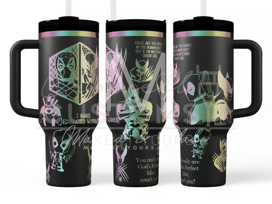 Deadpool + Wolverine  Engraved Tumbler  | 20oz