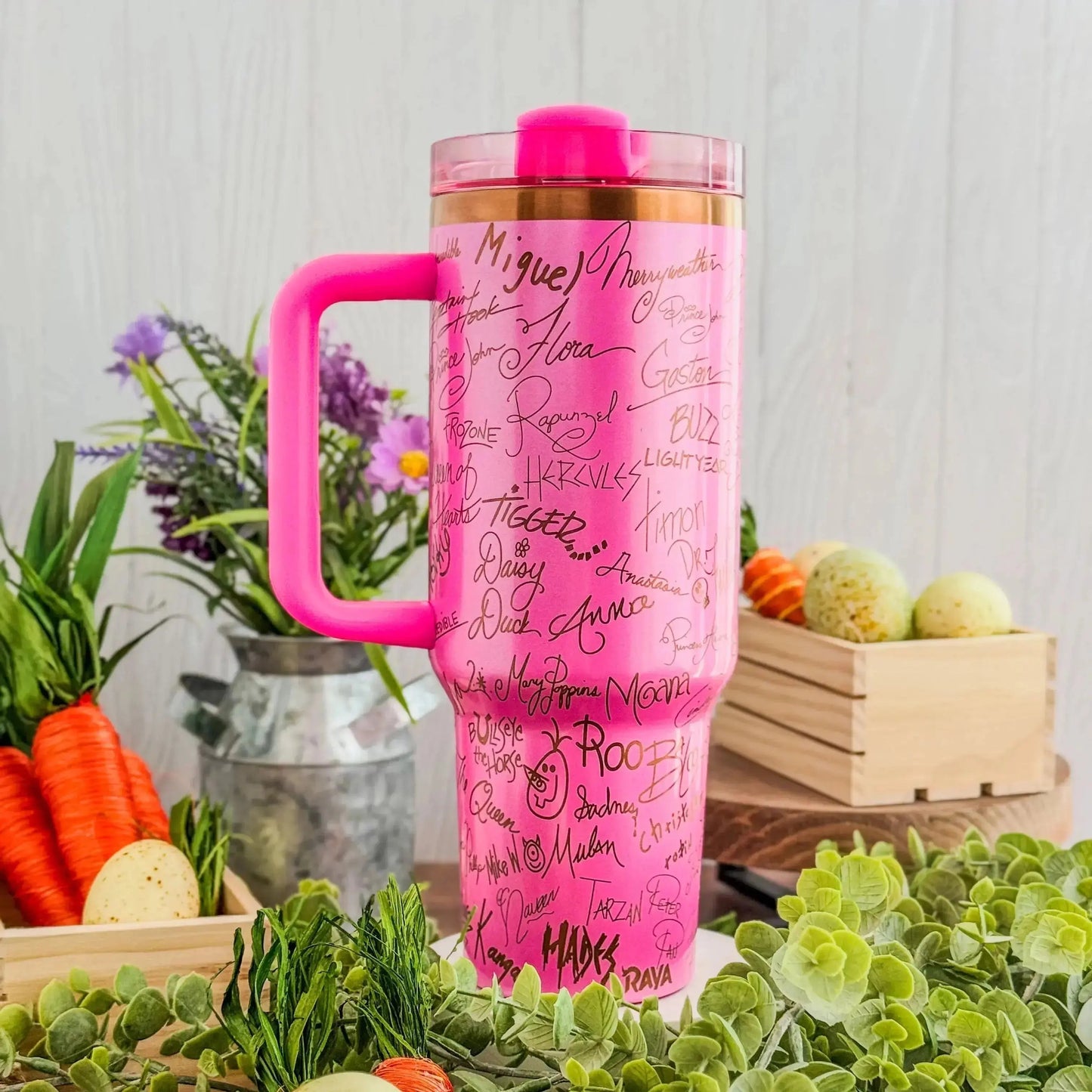 Disney Autograph (Character Signature) Engraved Tumbler | Genuine Stanley