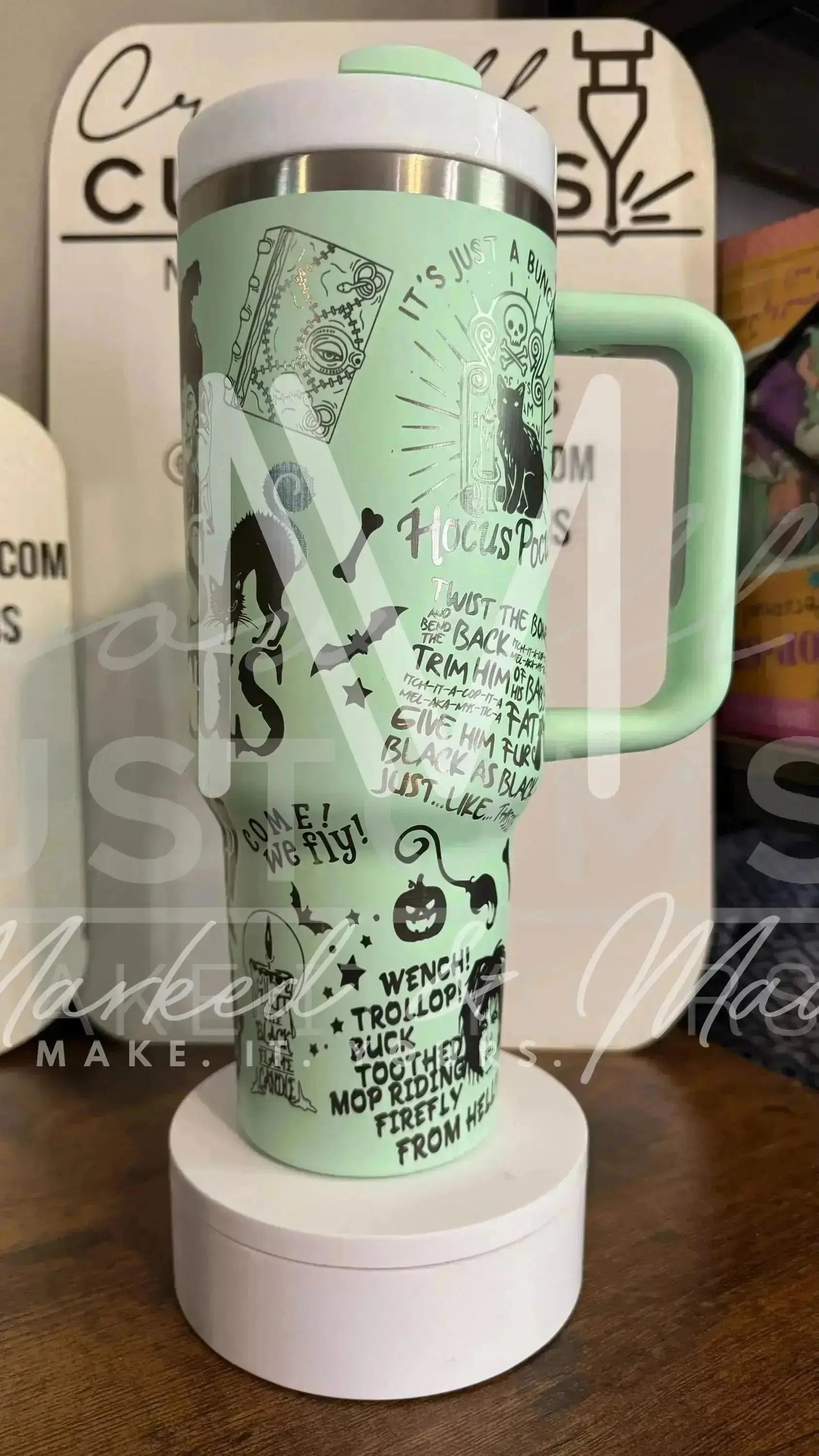 Disney Hocus Pocus Halloween Engraved Tumbler  | 20oz