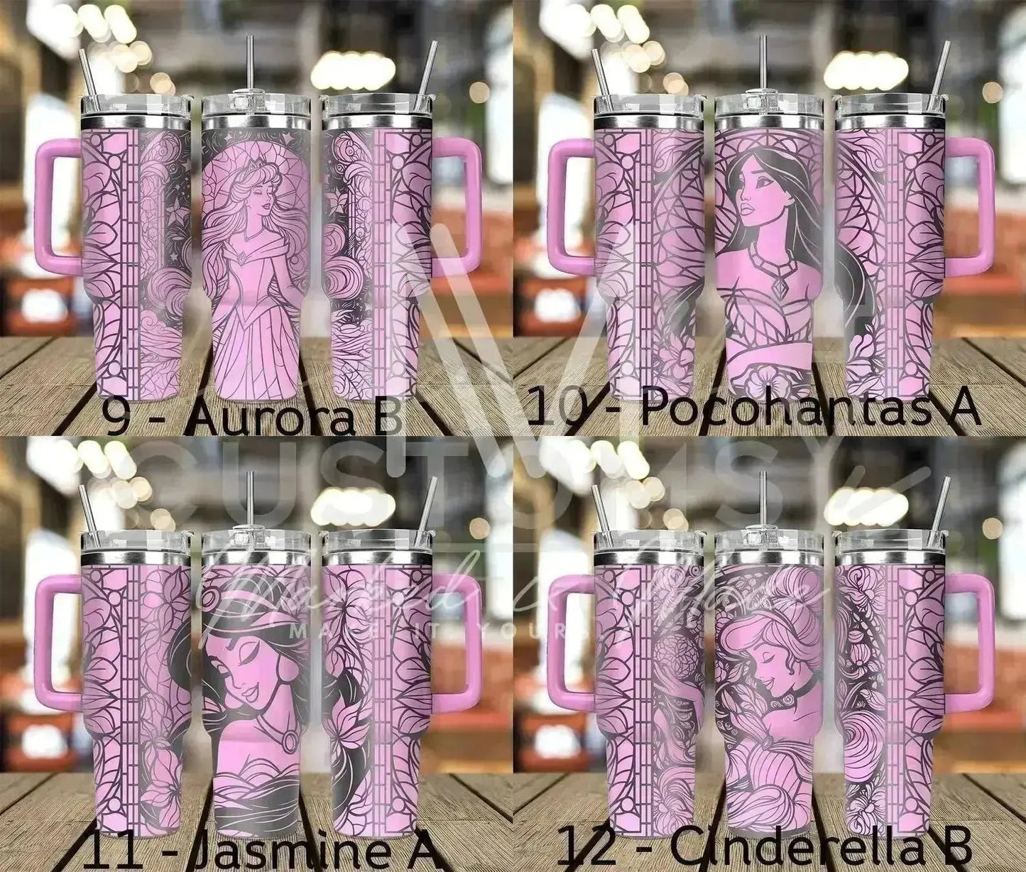 Disney Princess Engraved Tumbler | Genuine Stanley  (Choose Design)