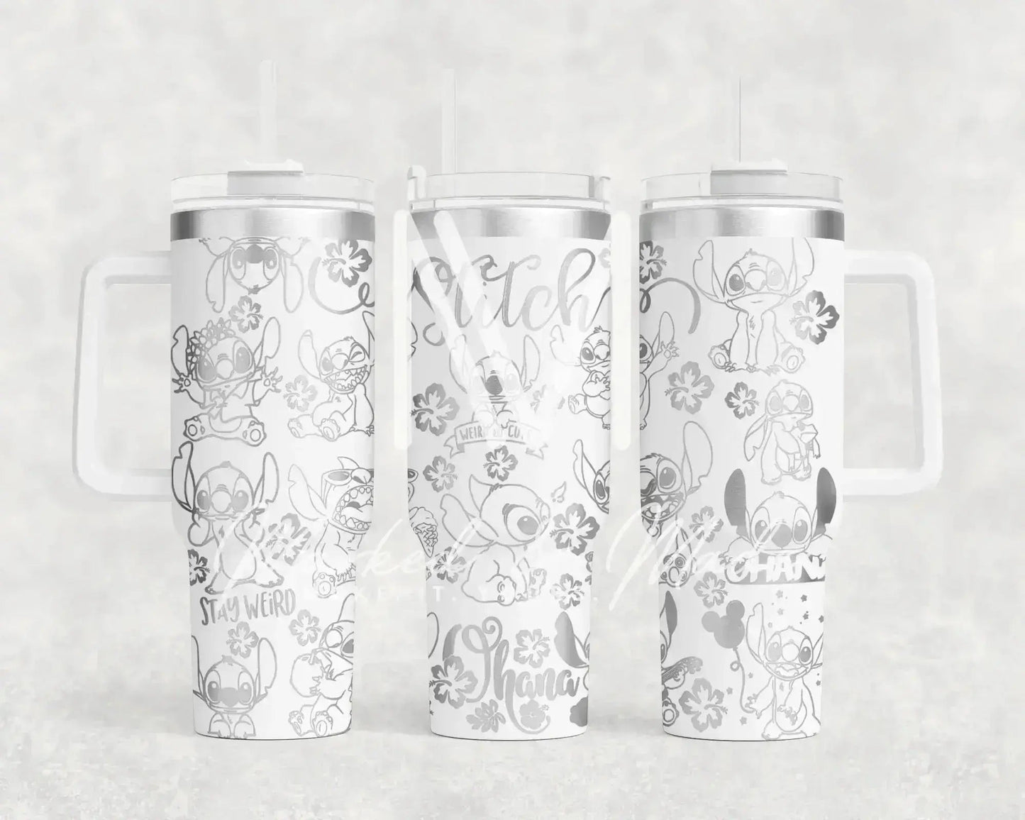 Disney Stitch Stay Weird  Engraved Tumbler  | 20oz