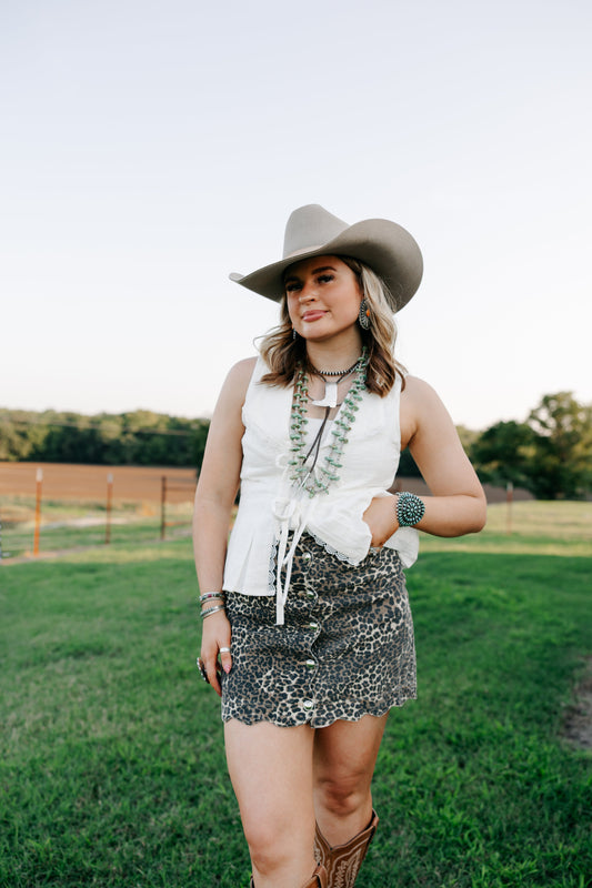 The Annie Leopard Skirt