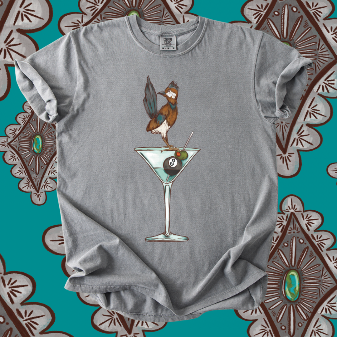 Roadrunner martini tee