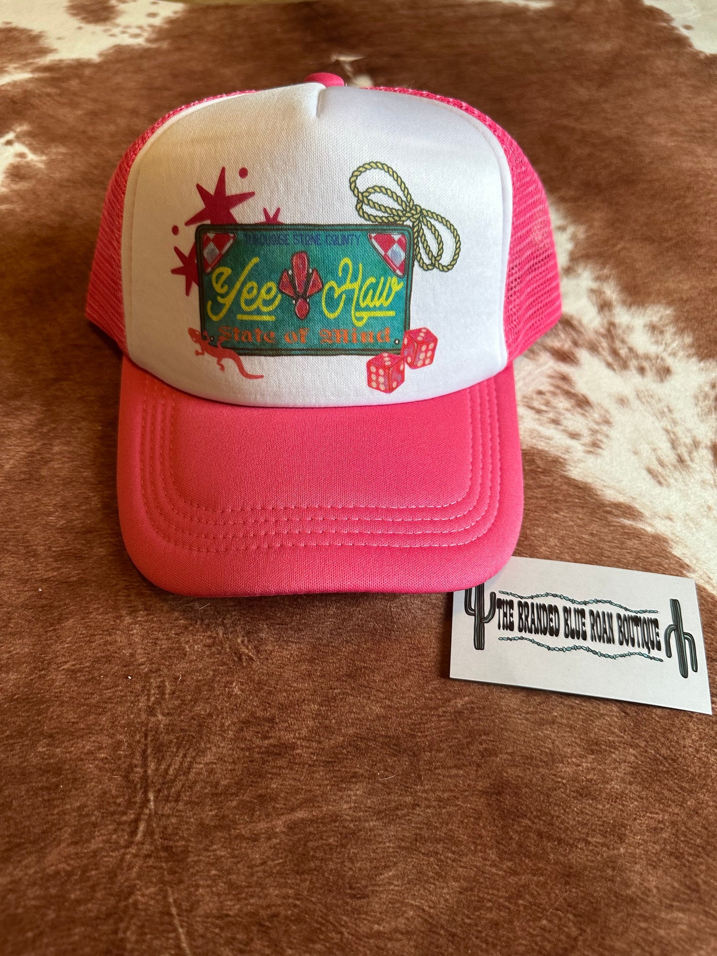 Yeehaw State of Mind Combo Trucker Hat
