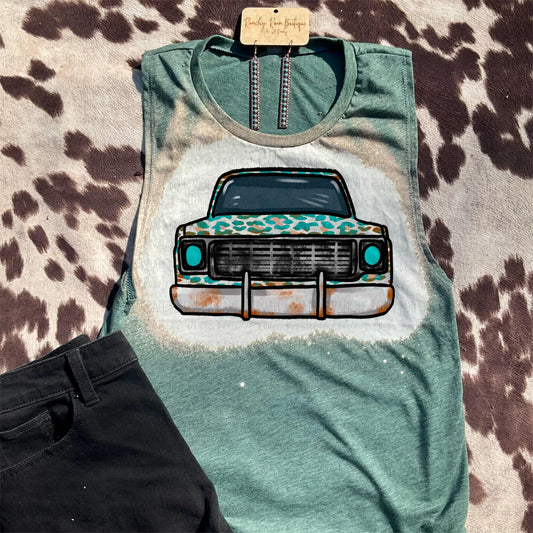 Old School Leopard Truck Tank