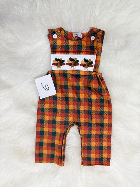 Fall Plaid Boy’s Thanksgiving Jumper (#6)