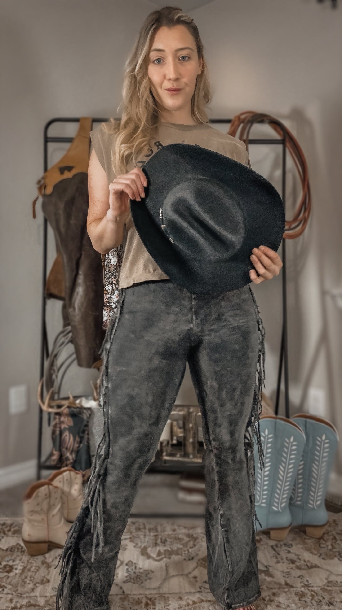 Fringed Lounge Pants