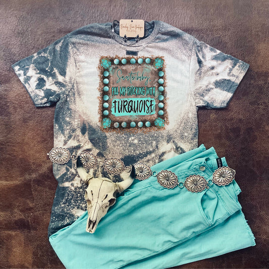 Santa Baby, Fill my Stocking with Turquoise
